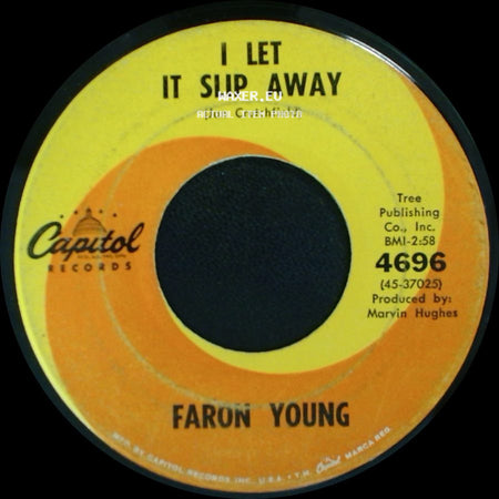 Faron Young - I Let It Slip Away / Three Days side A
