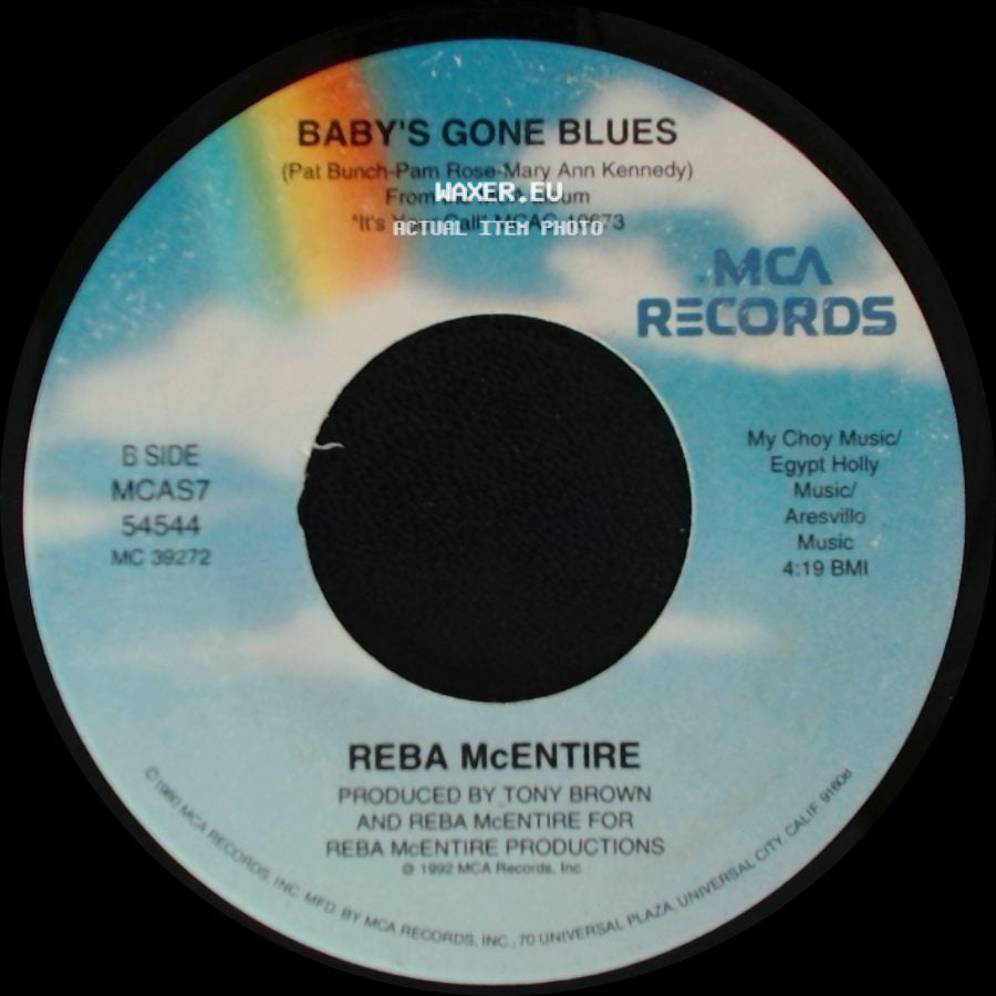 Reba Mcentire - Take It Back / Baby's Gone Blues side B