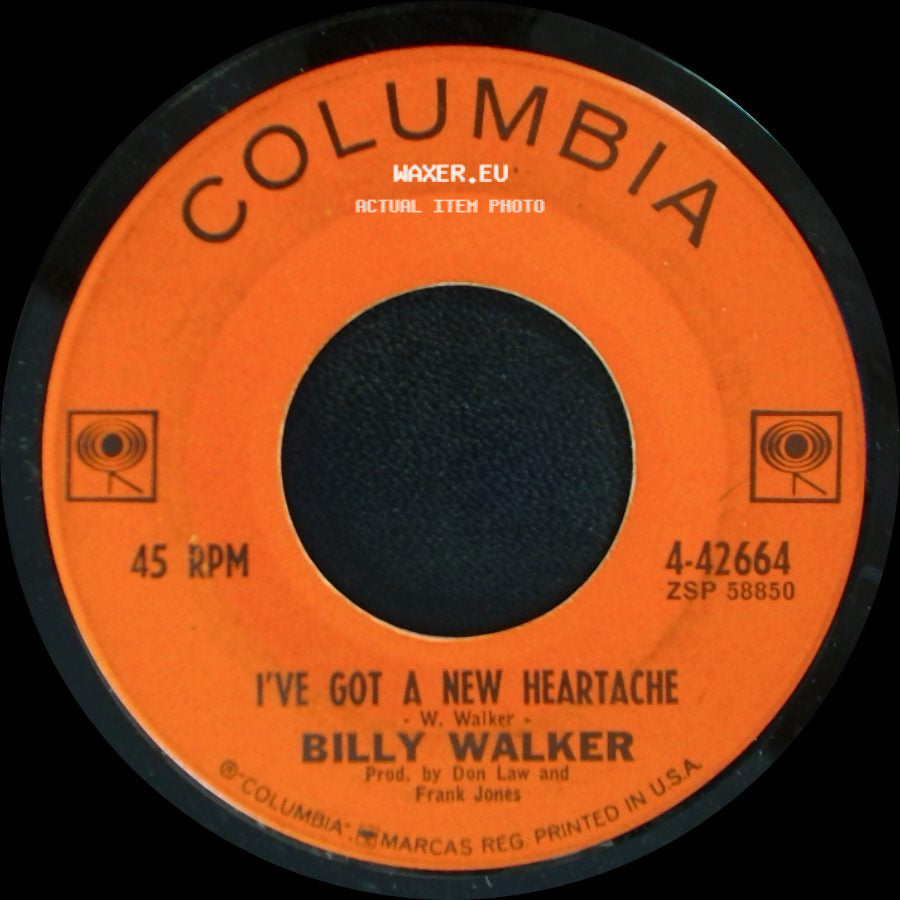 Billy Walker - I've Got A New Heartache / Thank You For Calling side A