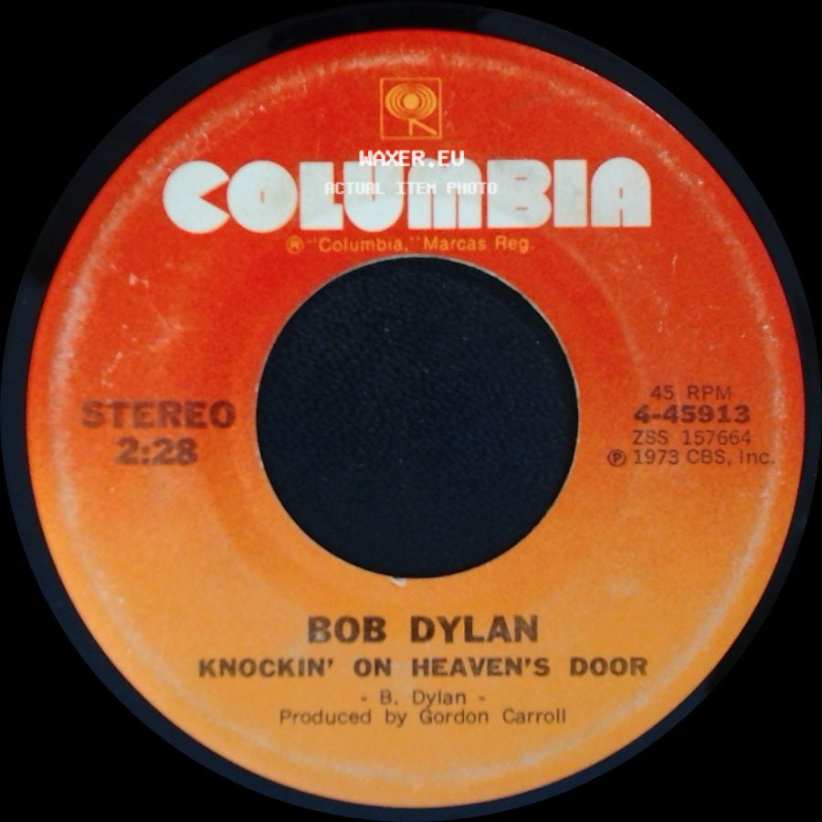 Bob Dylan - Knockin' On Heaven's Door / Turkey Chase side A