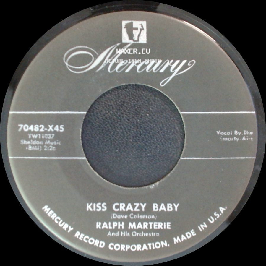 Ralph Marterie And His Orchestra / Ralph Marterie - Bongo Guitar (Oye Negra) / Kiss Crazy Baby side B