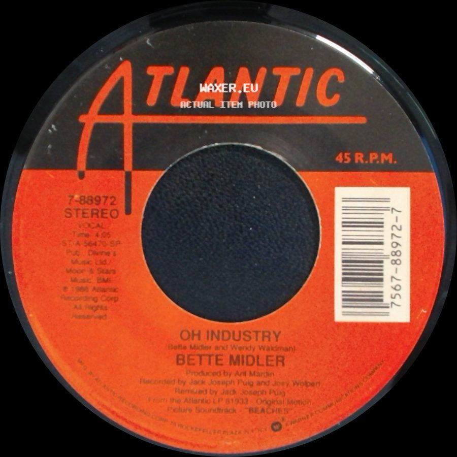 Bette Midler - Oh Industry / Wind Beneath My Wings side A