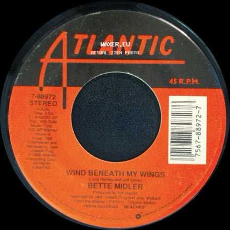 Bette Midler - Oh Industry / Wind Beneath My Wings side B