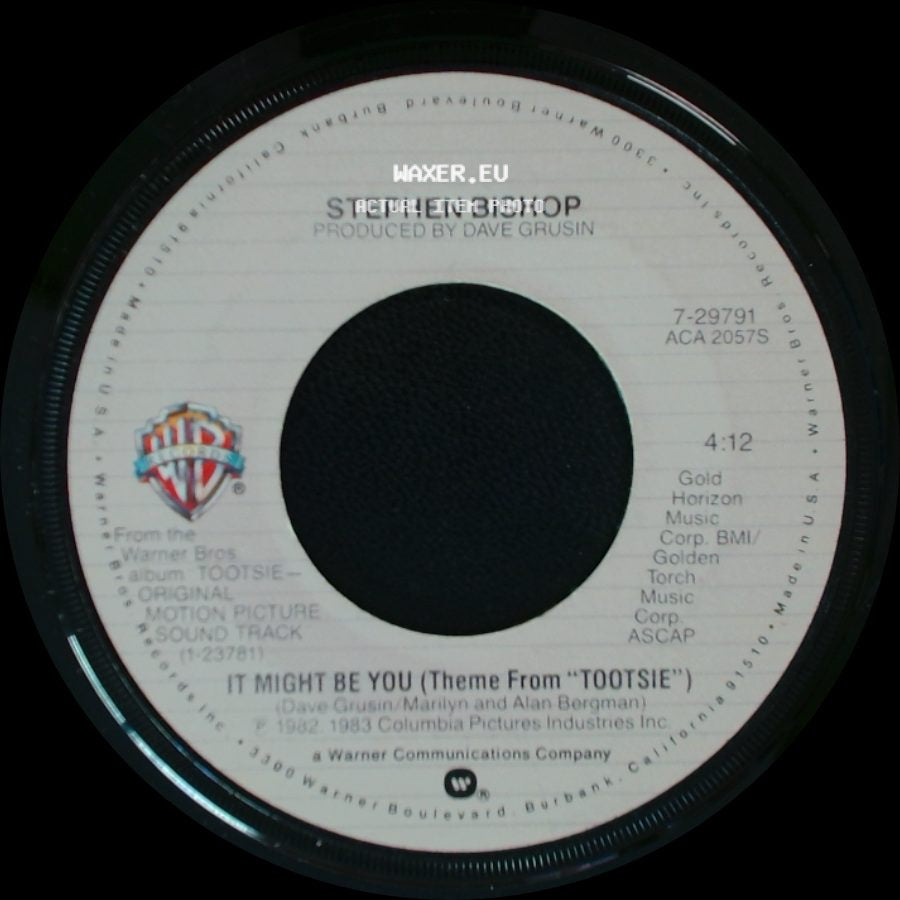 Stephen Bishop / Dave Grusin - It Might Be You (Theme From "Tootsie") / Metamorphosis Blues (It Might Be You) side A