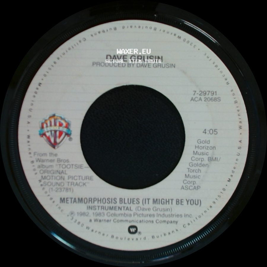 Stephen Bishop / Dave Grusin - It Might Be You (Theme From "Tootsie") / Metamorphosis Blues (It Might Be You) side B