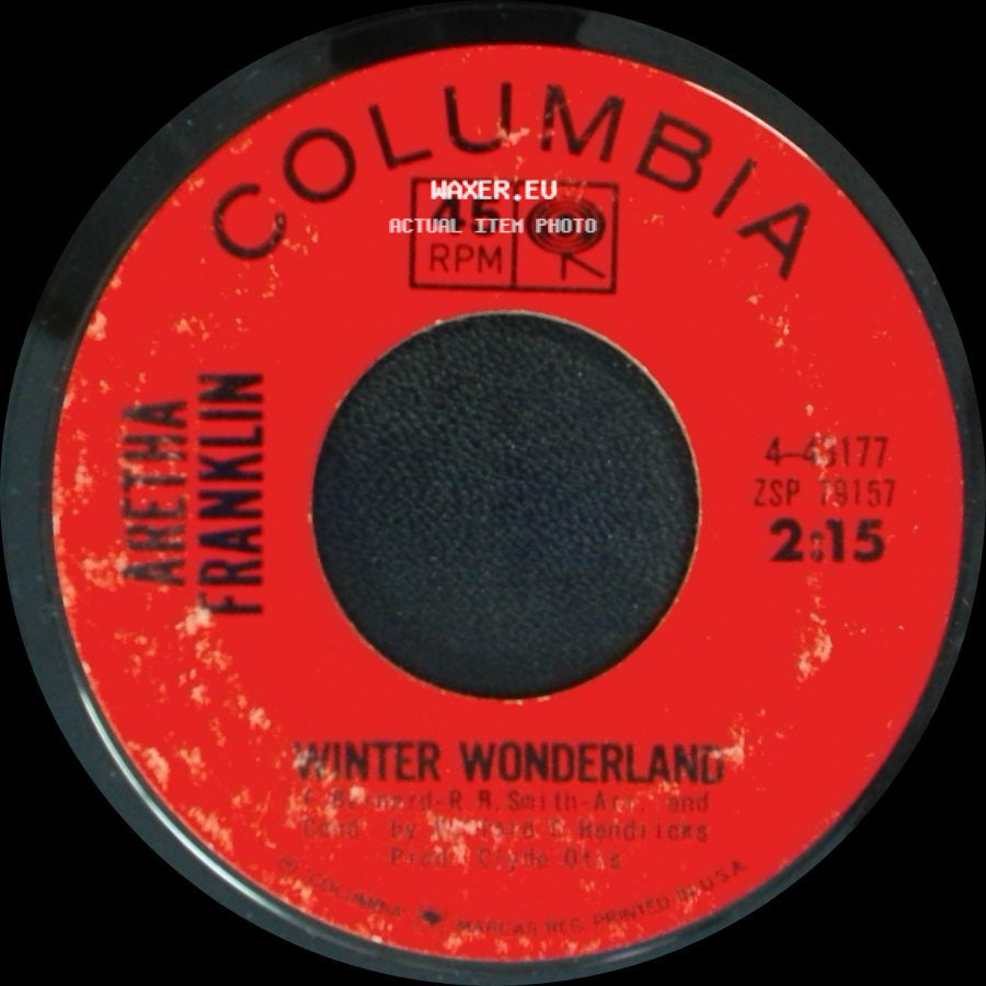 Aretha Franklin - Winter Wonderland / The Christmas Song (Chestnuts Roasting On An Open Fire) side A