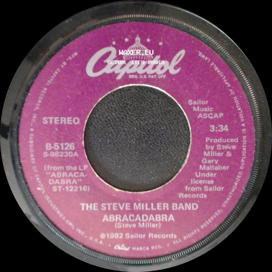 The Steve Miller Band - Abracadabra / Baby Wanna Dance side A