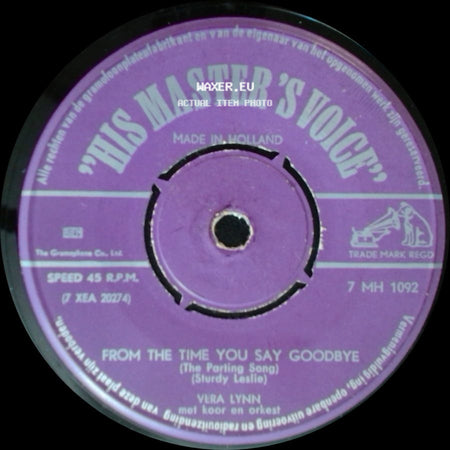 Vera Lynn - From The Time You Say Goodbye (The Parting Song) / Land Of Hope And Glory side A