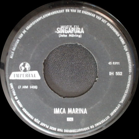 Imca Marina - Singapura / Über Den Wolken Ist Sonnenschein side A