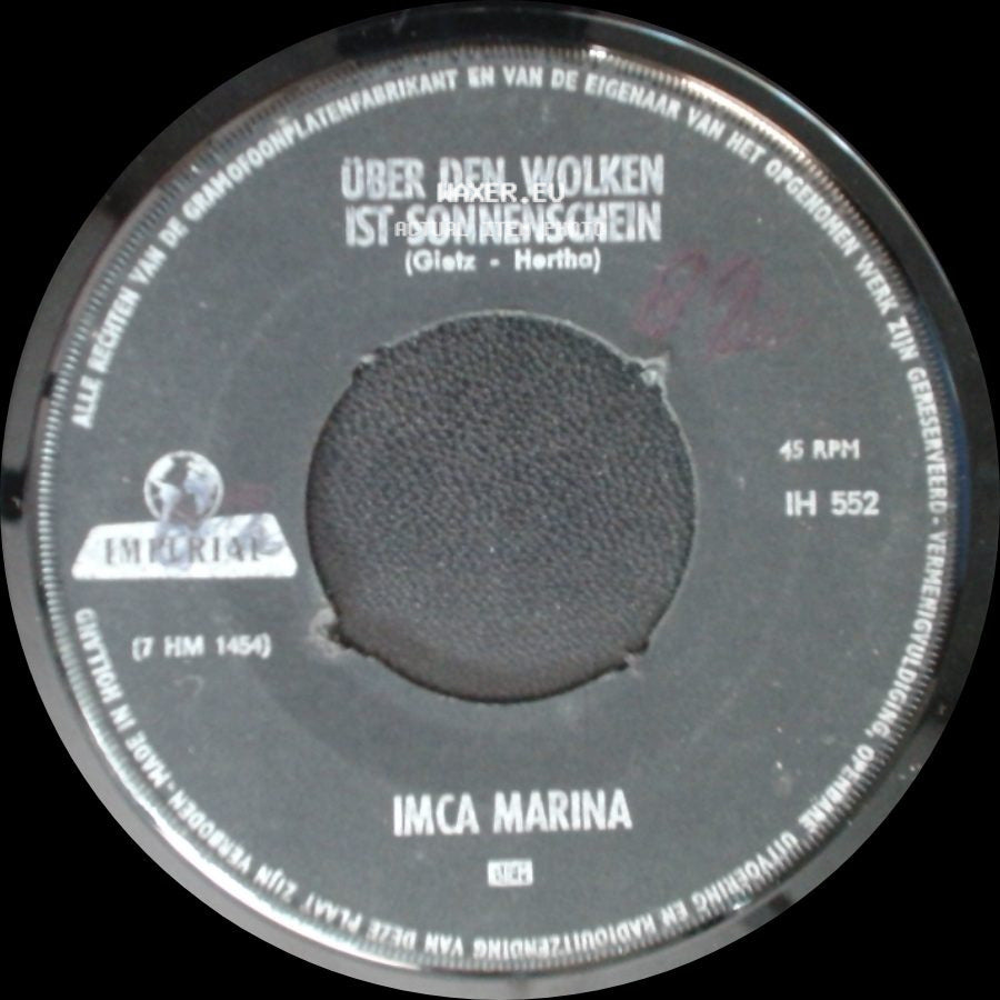 Imca Marina - Singapura / Über Den Wolken Ist Sonnenschein side B