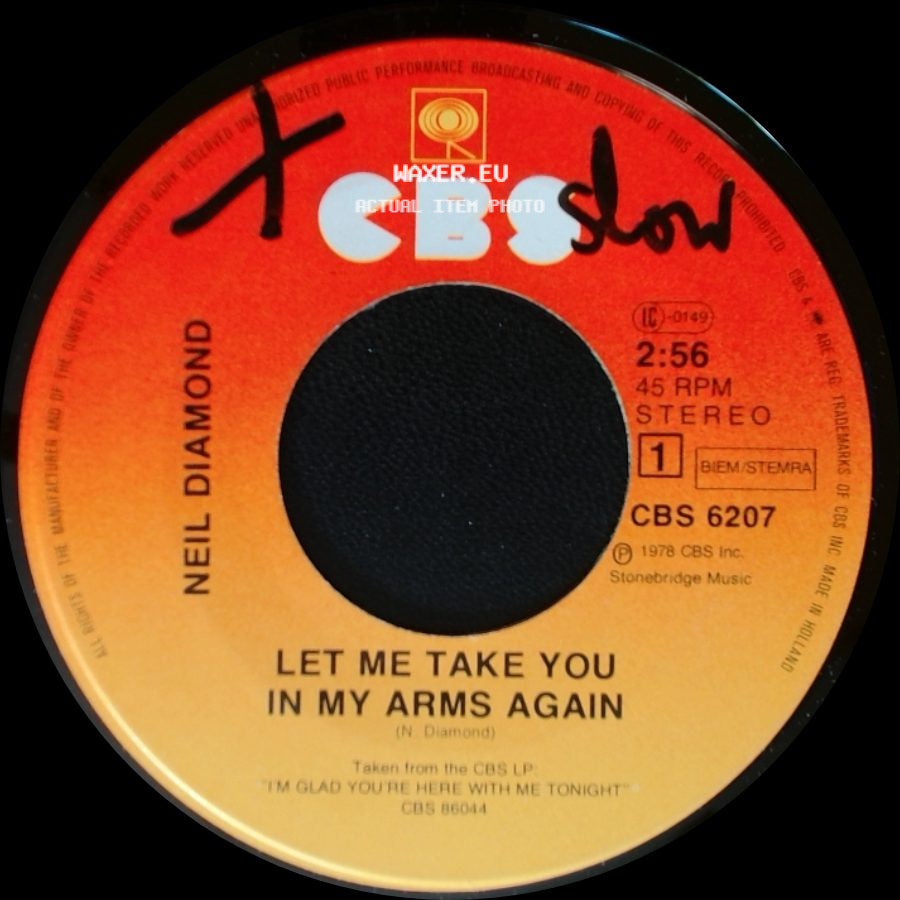 Neil Diamond - Let Me Take You In My Arms Again / As If side A