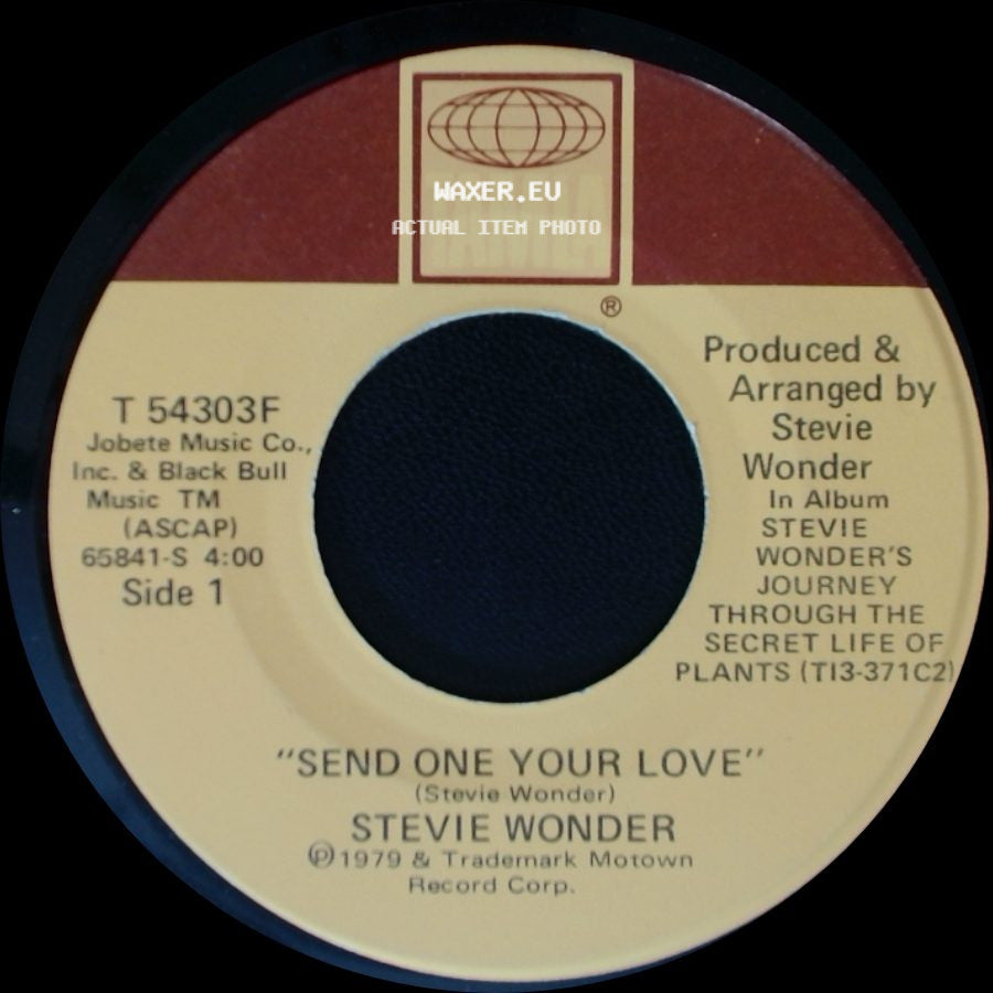 Stevie Wonder - Send One Your Love / Send One Your Love (Instrumental) side A