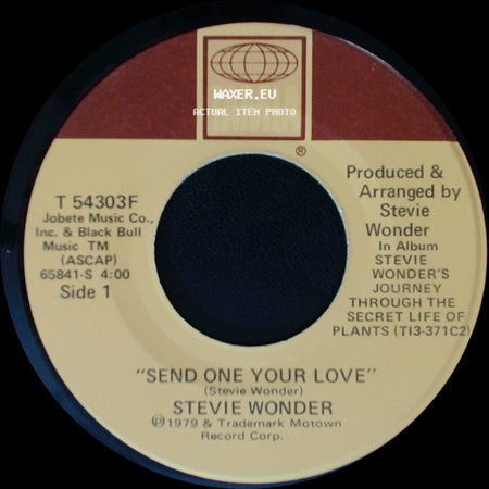 Stevie Wonder - Send One Your Love / Send One Your Love (Instrumental) side A