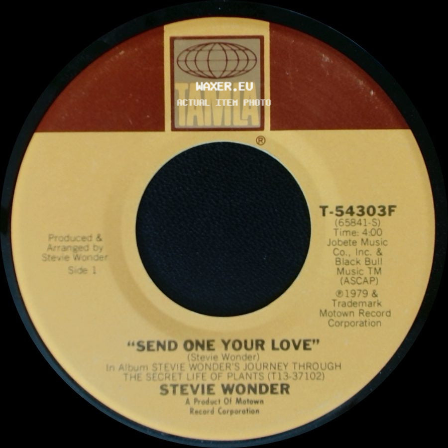 Stevie Wonder - Send One Your Love / Send One Your Love (Instrumental) side A