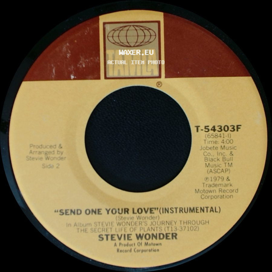 Stevie Wonder - Send One Your Love / Send One Your Love (Instrumental) side B