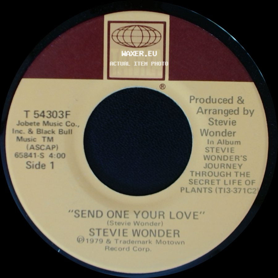 Stevie Wonder - Send One Your Love / Send One Your Love (Instrumental) side A