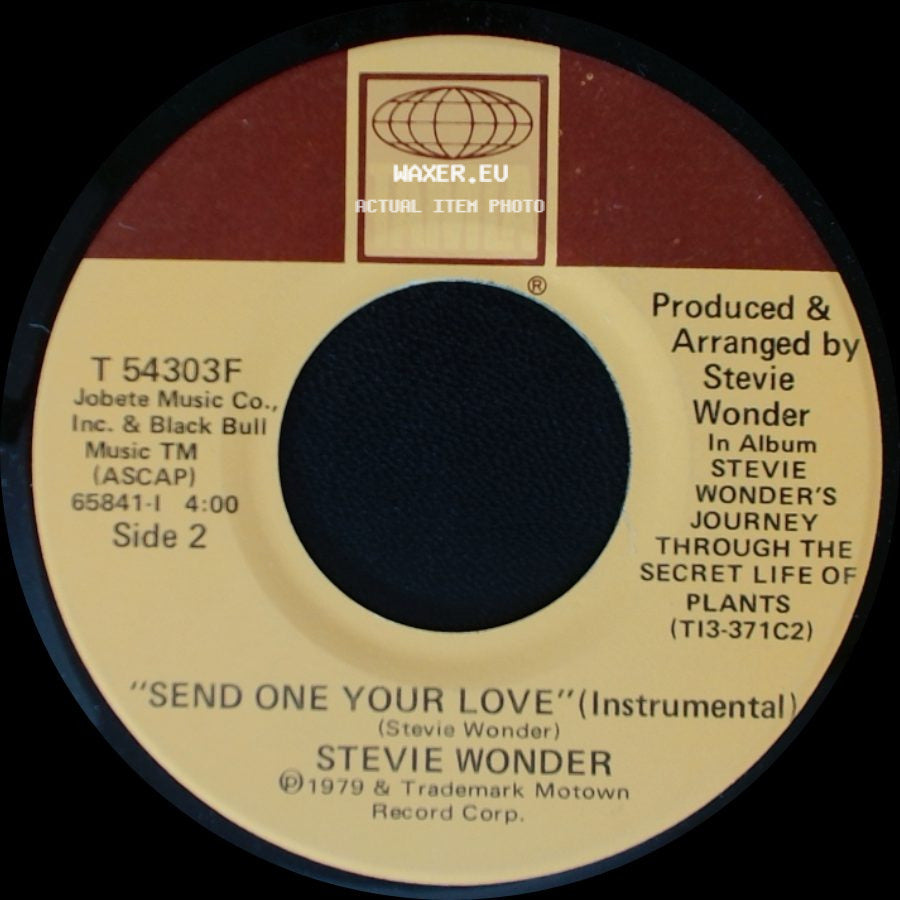 Stevie Wonder - Send One Your Love / Send One Your Love (Instrumental) side B