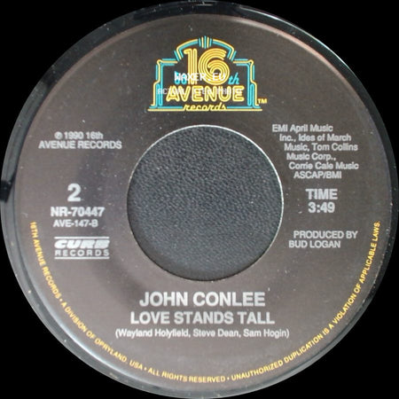 John Conlee - Doghouse / Love Stands Tall side B