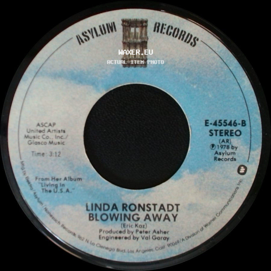 Linda Ronstadt - Ooh Baby Baby / Blowing Away side B