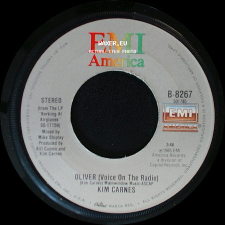 Kim Carnes - Oliver (Voice On The Radio) / Crazy In The Night (Barking At Airplanes) side A