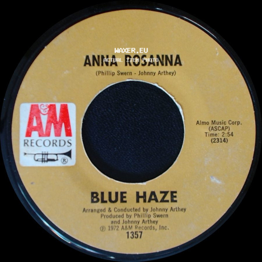Blue Haze - Anna Rosanna / Smoke Gets In Your Eyes side A