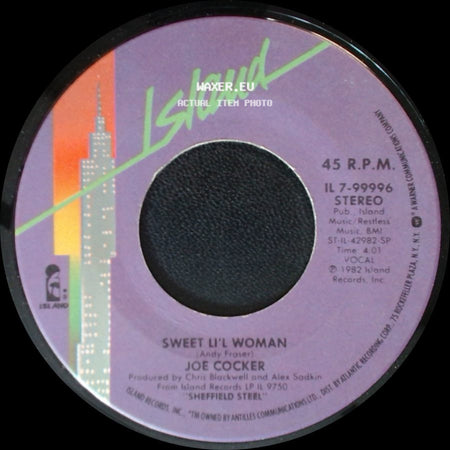 Joe Cocker / Joe Cocker And Jennifer Warnes - Sweet Li'l Woman / Up Where We Belong side A