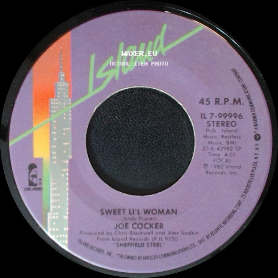 Joe Cocker / Joe Cocker And Jennifer Warnes - Sweet Li'l Woman / Up Where We Belong side A