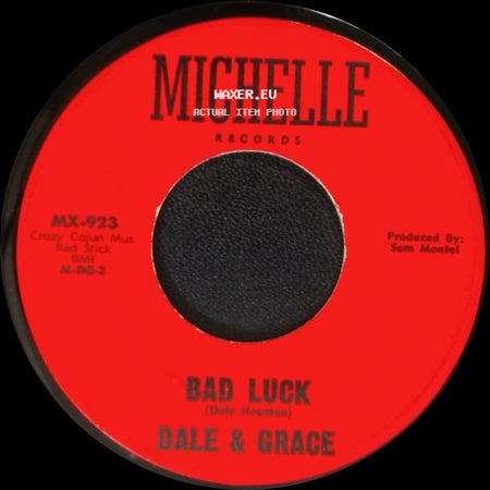 Dale & Grace - Stop And Think It Over / Bad Luck side B