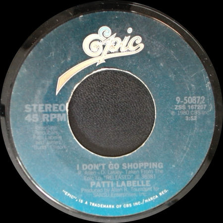 Patti Labelle - I Don't Go Shopping / Come And Dance With Me side A