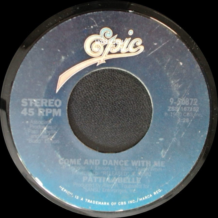 Patti Labelle - I Don't Go Shopping / Come And Dance With Me side B