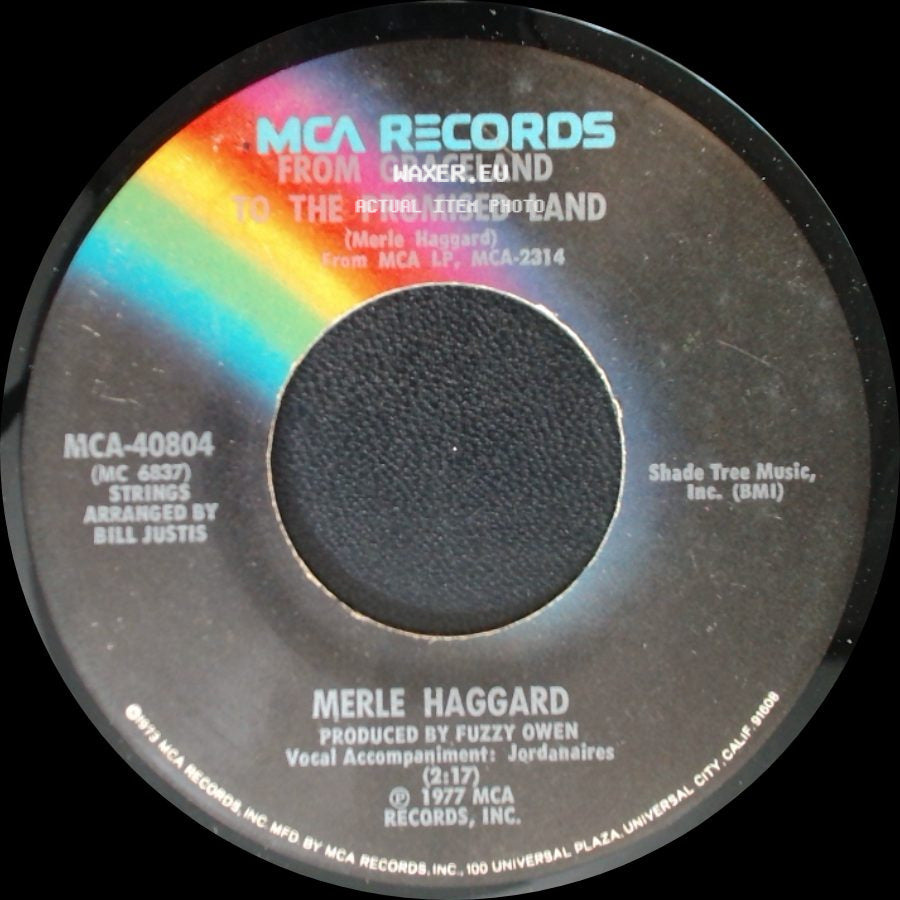 Merle Haggard - From Graceland To The Promised Land / Are You Lonesome Tonight side A