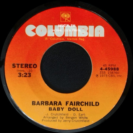 Barbara Fairchild - Baby Doll / Color Them With Love side A