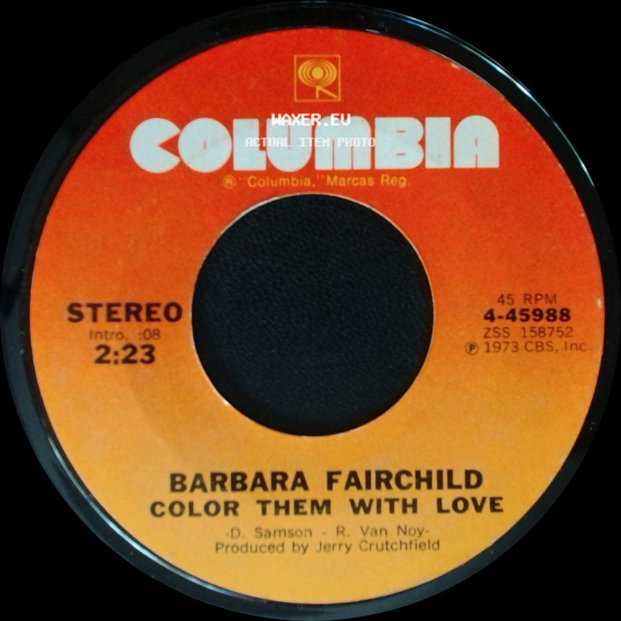 Barbara Fairchild - Baby Doll / Color Them With Love side B