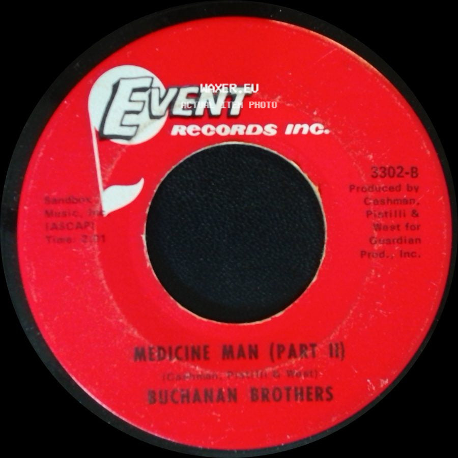 Buchanan Brothers - Medicine Man (Part I) / Medicine Man (Part Ii) side B