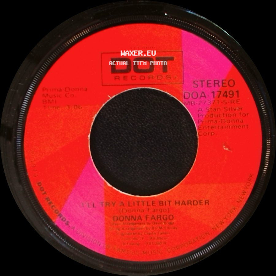 Donna Fargo - I'll Try A Little Bit Harder / All About A Feeling side A