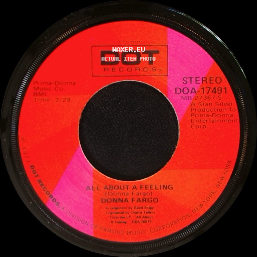 Donna Fargo - I'll Try A Little Bit Harder / All About A Feeling side B