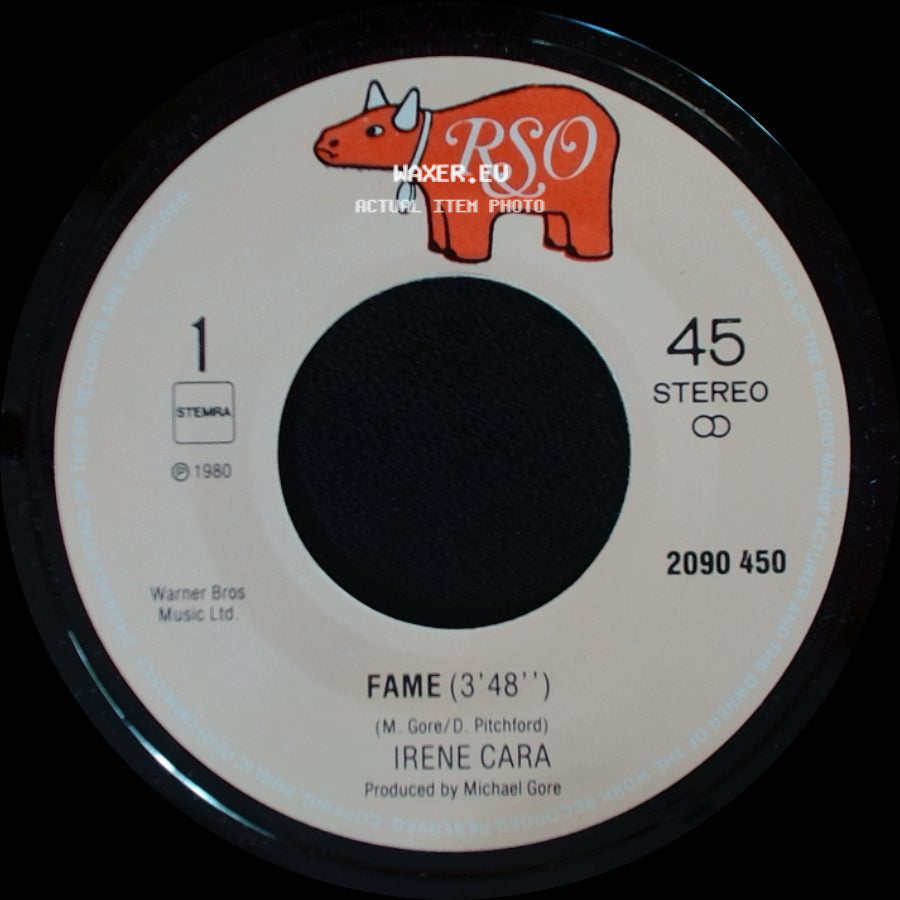Irene Cara / Contemporary Gospel Chorus The High School Of Music And Art - Fame (3'48") / Never Alone side A