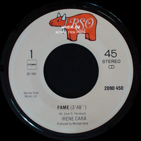 Irene Cara / Contemporary Gospel Chorus The High School Of Music And Art - Fame (3'48") / Never Alone side A