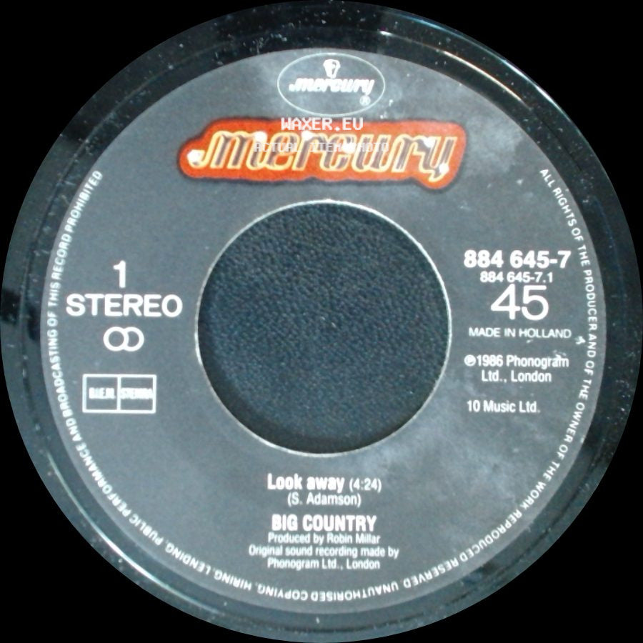 Big Country - Look Away / Restless Natives side A