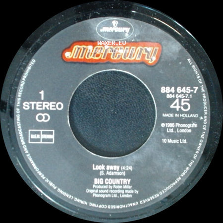 Big Country - Look Away / Restless Natives side A