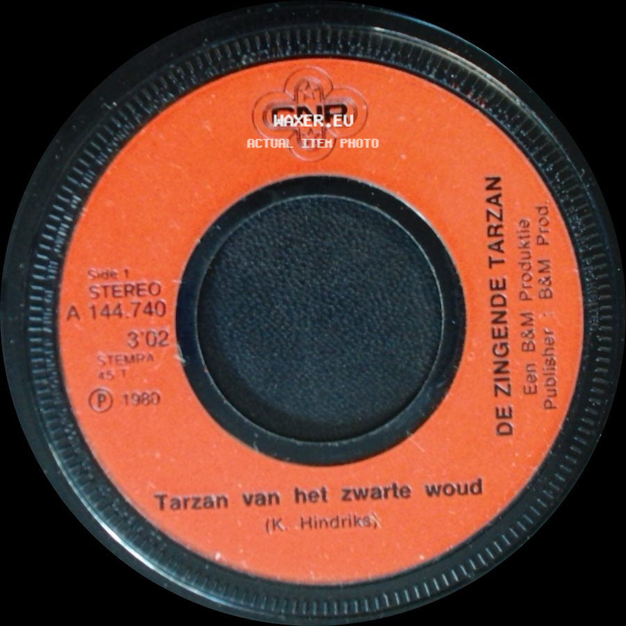 De Zingende Tarzan - Tarzan Van Het Zwarte Woud / Tarzanpolka side A