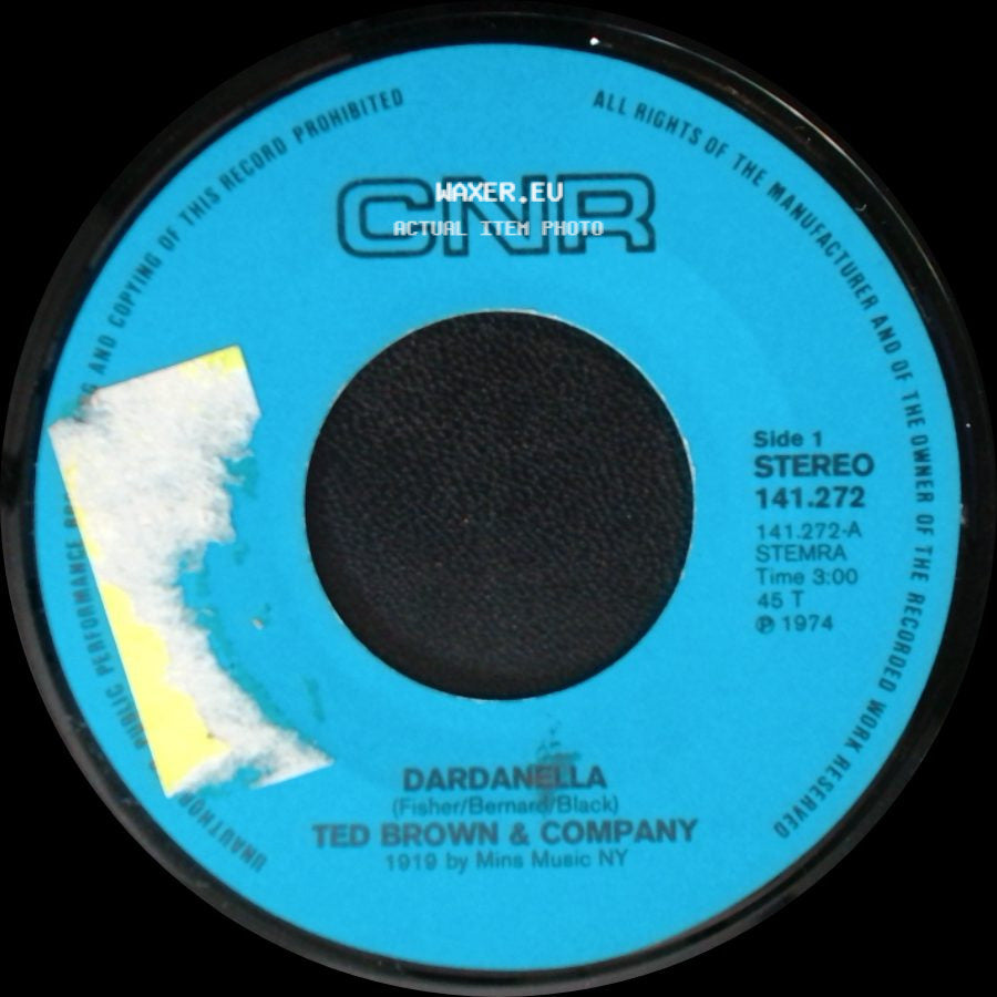 Ted Brown & Company - Dardanella / Barcarolle side A
