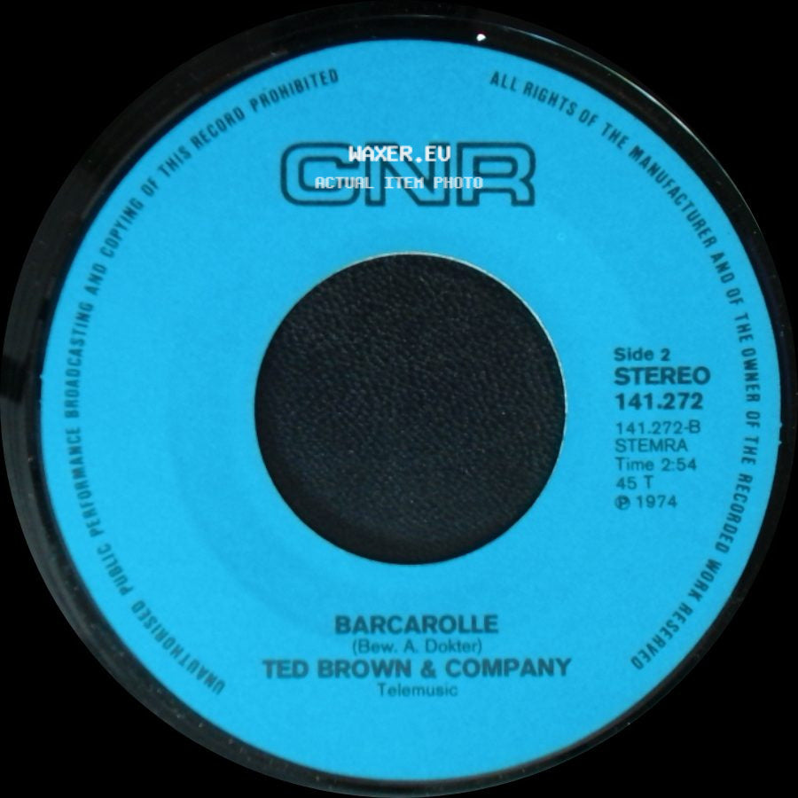 Ted Brown & Company - Dardanella / Barcarolle side B
