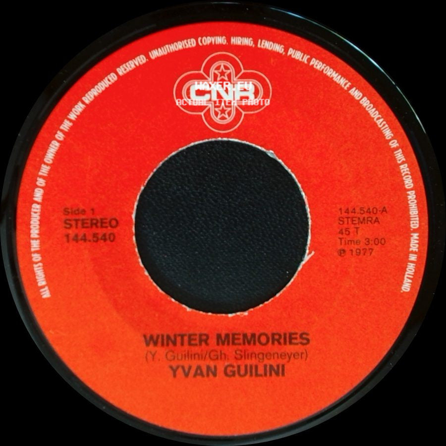 Yvan Guilini - Winter Memories / Quick Shake side A