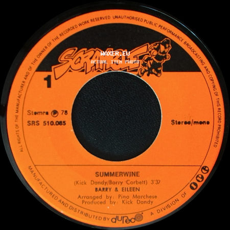 Barry & Eileen - Summerwine / Lay Your Love On Me side A