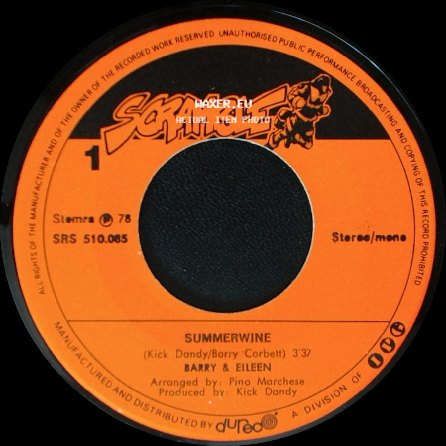 Barry & Eileen - Summerwine / Lay Your Love On Me side A