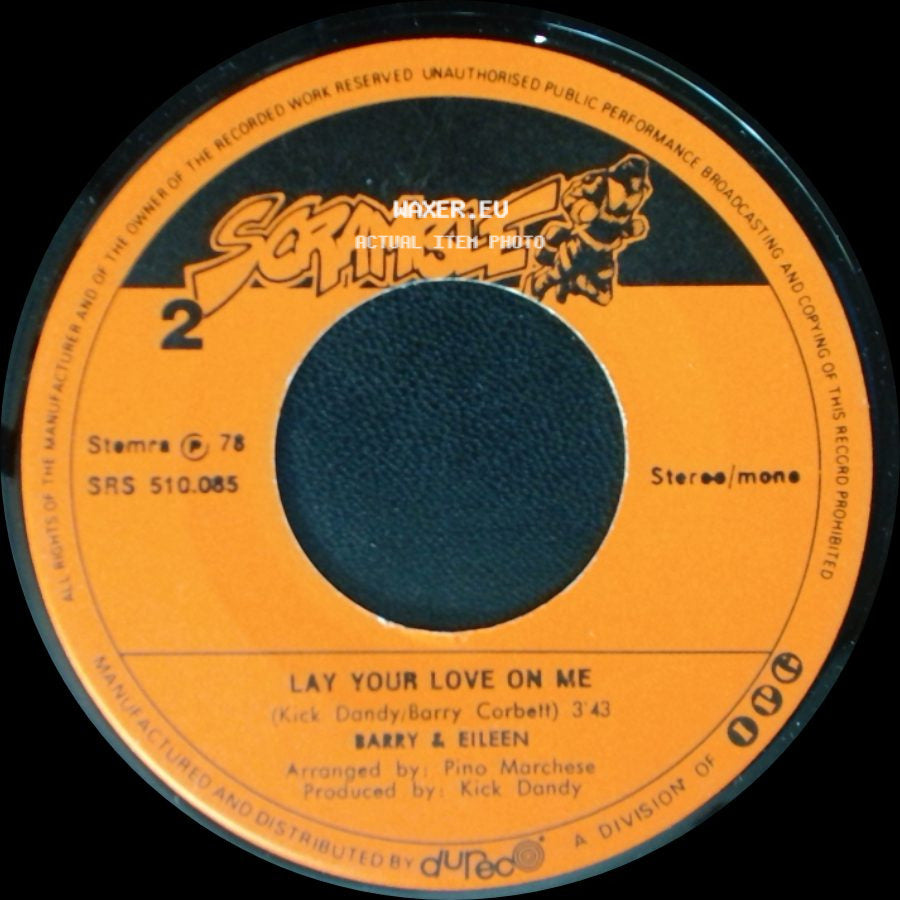 Barry & Eileen - Summerwine / Lay Your Love On Me side B