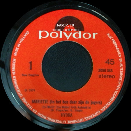 Hydra - Potje Met Vet / Marietje (In Het Bos Daar Zijn De Jagers) side B