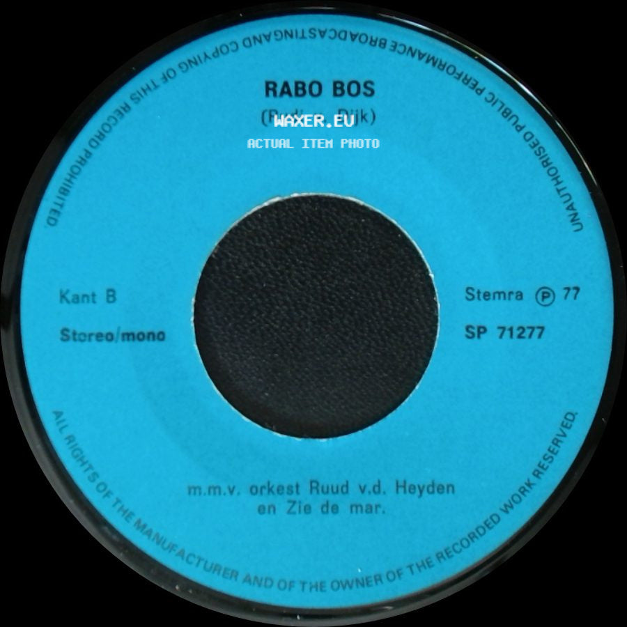 Rabo Bos - Unknown Title A / Vrouwen Emancipatie side A