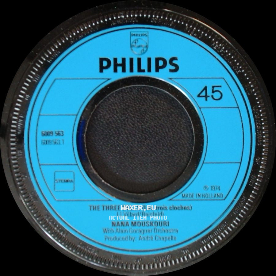 Nana Mouskouri - If You Go Away (Ne Me Quitte Pas) / The Three Bells (Les Trois Cloches) side B